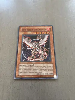 YUGIOH HORUS THE BLACK FLAME DRAGON LV6 SOD-EN007 SUPER UNLIMITED ED MP - Image 1