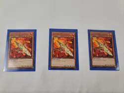 3x YuGiOh! - Volcanic Rocket LD10-EN027 Rare 1st Edition - Image 1