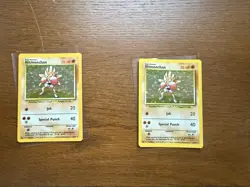 Hitmonchan Double Pack Holographic 7/102 Rare Find Pokemon Trading Card Game ￼ - Image 1