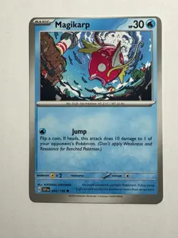 Pokemon Miscut OC Error Magikarp 044/198 Common Card NM - Image 1