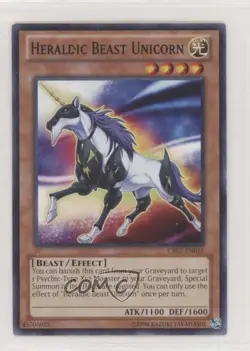 Heraldic Beast Unicorn Unlimited YuGiOh Cosmo Blazer #CBLZ-EN016 0gs5 - Image 1