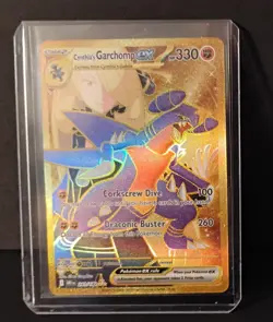 Pokemon Cynthia's Garchomp EX Holo 241/182 Destined Rivals Secret Rare NM Card - Image 2