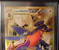Pokemon Cynthia's Garchomp EX Holo 241/182 Destined Rivals Secret Rare NM Card - Image 4