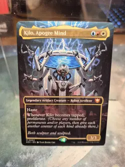 M 0003 Kilo, Apogee Mind BORDERLESS FACE COMMANDER Edge of Eternities MTG Card - Image 1