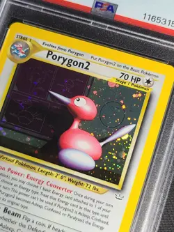 Porygon2 *Double Holo Error* 12/64 Neo Revelation Rare PSA 7 Pokemon Card WOTC - Image 4