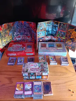 Vtg. Yugioh Cards And Game Lot. 400+ Cards 1996 Konami - Image 2