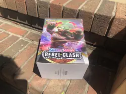 96x Pokemon TCG Sword & Shield Rebel Clash 3-Card Pack Box 96 Packs Sealed New - Image 4