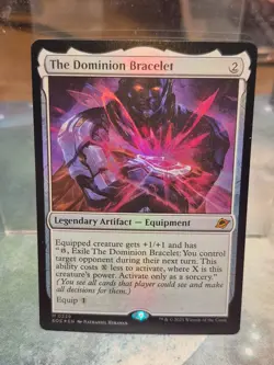 FOIL M 0239 The Dominion Bracelet Mythic Rare Edge of Eternities EOE MTG Card - Image 1