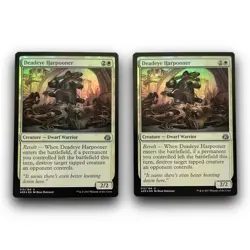 Deadeye Harpooner Foil MTG Magic the Gathering Card Light Played AER Lot of 2 - Image 1