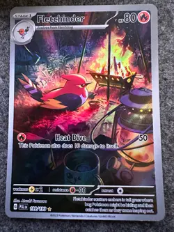 Pokemon - Fletchinder - 199/193 - SV Paldea Evolved - Illustration Rare Card NM - Image 1