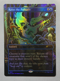 MTG - Secret Lair Everyone's Invited - Raise the Palisade (#1897) - FOIL - Image 1