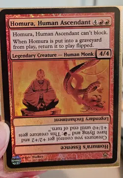 MTG Homura, Human Ascendant-Saviors of Kamigawa, Foil, NM - Image 3