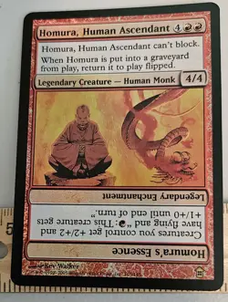 MTG Homura, Human Ascendant-Saviors of Kamigawa, Foil, NM - Image 4