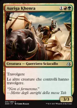 MTG Magic AKH Amonkhet - 1x ITA EX 201 U Auriga Khenra - Image 1