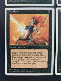 MTG | 4x Paralyze | Fourth Edition | Magic The Gathering | *Kult - Image 2