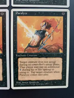 MTG | 4x Paralyze | Fourth Edition | Magic The Gathering | *Kult - Image 3