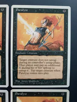 MTG | 4x Paralyze | Fourth Edition | Magic The Gathering | *Kult - Image 5