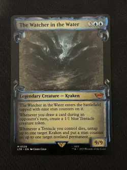 MTG - LTR - The Watcher in the Water - Showcase Scroll Non-Foil - M 0526 NM - Image 1