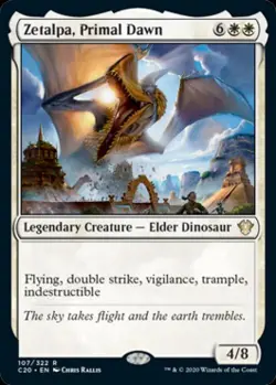Zetalpa, Primal Dawn - Light Play MTG Commander 2020 Ikoria - Image 1