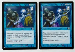 X2 MTG Mercadian Masques (MMQ 108) Thwart - NM - Uncommon - The List - Image 2