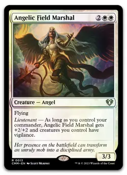 Angelic Field Marshal #13 (Foil) (NM) Commander Masters CMM Magic MTG - Image 1