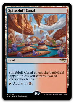 Spirebluff Canal #270 (NM) Thunder Junction PPOTJ Magic MTG - Image 1