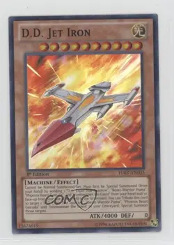 DD Jet Iron 1st Ed. YuGiOh Hidden Arsenal 7: Knight of Stars #HA07-EN035 00jz - Image 1
