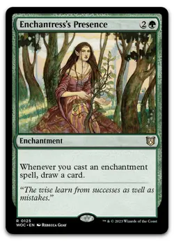 Enchantress's Presence #125 (NM) Wilds of Eldraine WOC Magic MTG - Image 1