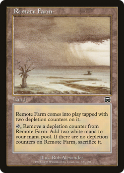 Remote Farm #323 (MP) Mercadian Masques MMQ Magic MTG - Image 1
