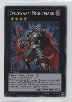 Evilswarm Nightmare 1st Ed. YuGiOh Hidden Arsenal 7: Knight of Stars 0rq9 - Image 1