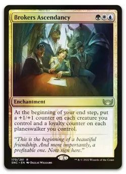 Brokers Ascendancy #170 (Foil) (NM) Streets New Capenna SNC Magic MTG - Image 1
