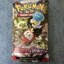 Pokemon Scarlet and Violet Base Set Booster Pack Sealed - Image 1