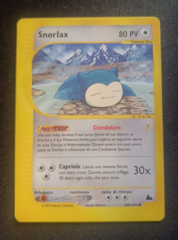Pokemon Snorlax 100/144 Skyridge - Comune ITA NM Near Mint - Image 1