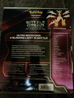 Pokemon TCG Ultra Necrozma GX Battle Arena Deck Factory Sealed - Image 2