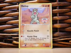 Pokemon MACHOP 64/101 City Championships | MP Played | EX Hidden Legends | 2004 - Image 1