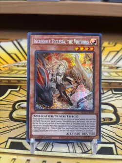 Yugioh Unglaubliche Ecclesia die Tugendhafte Secret Rare MP22-EN188 - Image 1