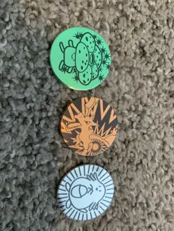 Pokemon Wizard Coins 1999 Set Of 3 - Image 1