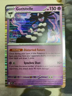 GOTHITELLE Holo 043/086 White Flare NM/M Pokemon TCG English - Image 1