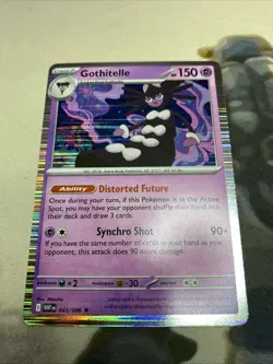 GOTHITELLE Holo 043/086 White Flare NM/M Pokemon TCG English - Image 2