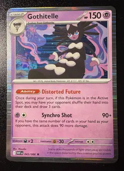 GOTHITELLE Holo 043/086 White Flare NM/M Pokemon TCG English - Image 1