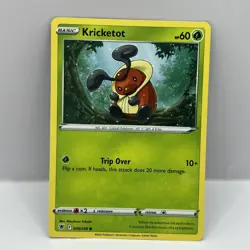 Pokemon TCG Sword & Shield: Astral Radiance Kricketot 009/189 Pack Fresh - Image 1