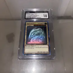 Yugioh CGC 10 Blue-Eyes White Dragon Ghost Rare GFP2-EN175 - Image 1