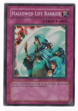 YuGiOh! Hallowed Life Barrier SOD-EN060 Soul of the Duelist Unlimited - Image 1