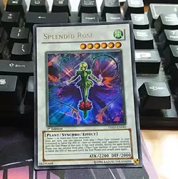 Yugioh 1x Splendid Rose TSHD-EN043 Ultra Rare 1st Edition Near Mint - Image 1