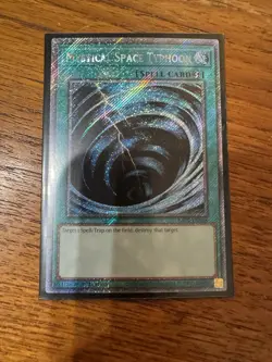 Yugioh Rarity Collection II - Mystical Space Typhoon Platinum Secret RA02-EN048 - Image 1