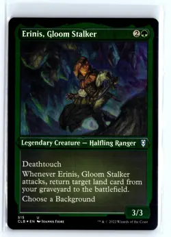 FOIL Erinis, Gloom Stalker 515 Baldur's Gate - MTG Magic the Gathering Card - Image 1