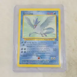 Pokemon Articuno Card 17/62 Rare Non-Holo Fossil Set WOTC 1999 Near Mint - Image 1