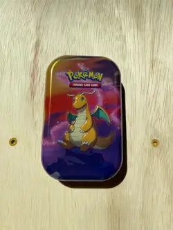 2019 Pokemon Sun & Moon Booster Pack TCG Dragonite Mini Tin WITH PROMO CARD - Image 4