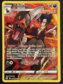 Houndoom #TG10/TG30 Brilliant Stars Trainer Gallery Ultra Rare Pokemon Card NM - Image 1