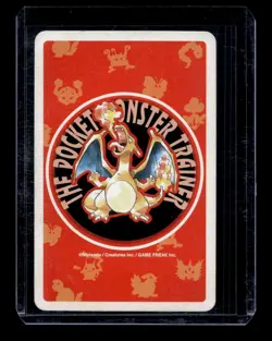 Pokemon 1996 Omanyte Red Back Poker Playing Card 7 of Hearts - Image 2